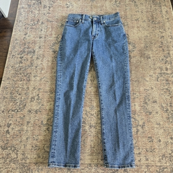 Madewell The Mid-Rise Perfect Vintage Jean Blue Denim NG442 Size 24 - Picture 8 of 9